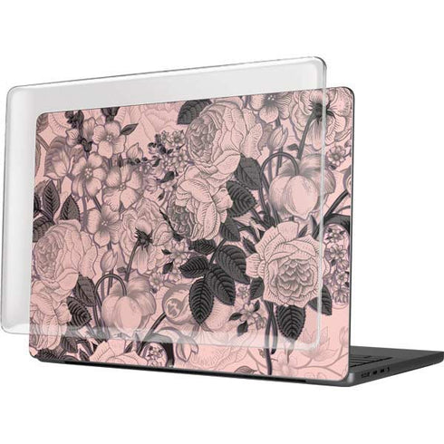 Rose Quartz Floral MacBook Pro 14in (2021-24) Case plus Skin